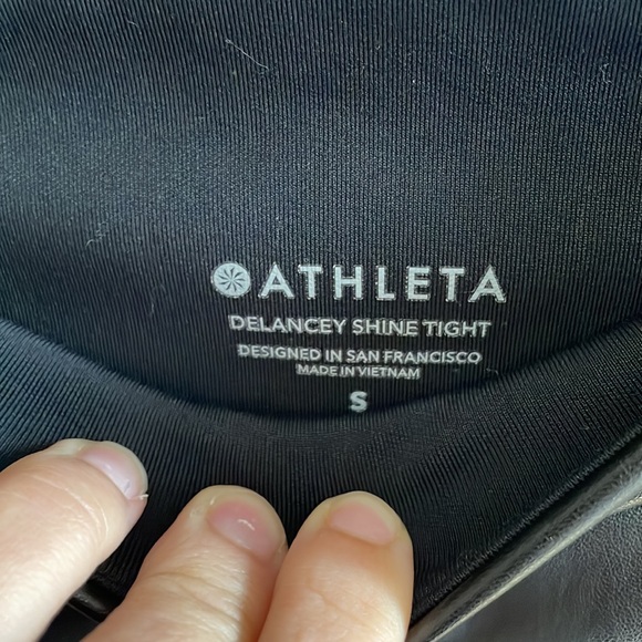 Athleta Delancey Shine Tight size small - Picture 4 of 6